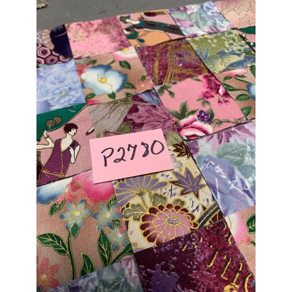 Precut 2" Quilt Squares - 132 Pieces - Cotton with Gold Silver Thread Fabric Sew - Picture 6 of 6